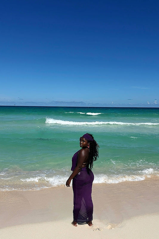 SOL-PURPLE THREE PIECES SET