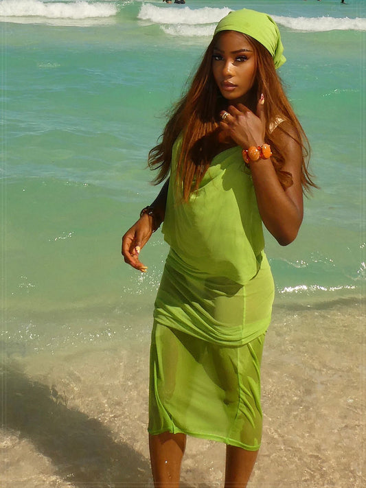 SOL- GREEN THREE PIECES SET